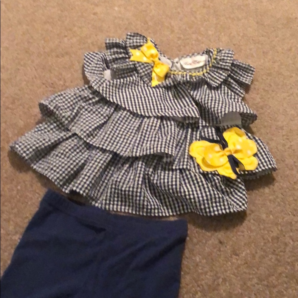 Girls 24M Adorable Top and Shorts Set